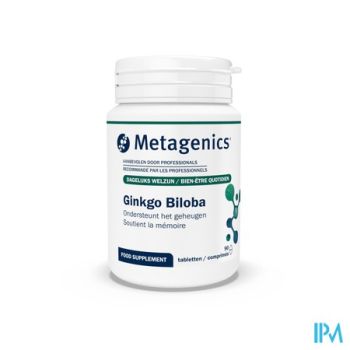 Ginkgo Biloba Tabl 90x60mg 1647 Metagenics