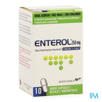 Enterol 250mg Caps Harde Dur 10 X 250mg