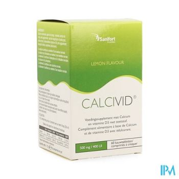 Calcivid /400Ie Lemon Chew