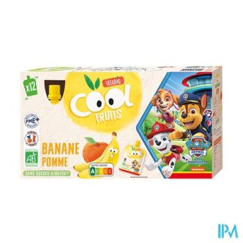 Vitabio Cool Fruits Appel&banaan 12x90g
