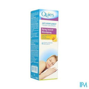 Quies Tegen Snurken Honing-citroen Mondspray 70ml