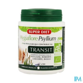 Superdiet Hygiaflore Psyllium Caps 100