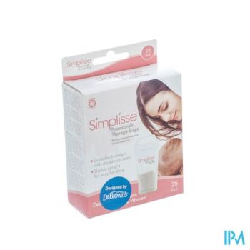 Simplisse Bewaarzak Moedermelk 25 S4005