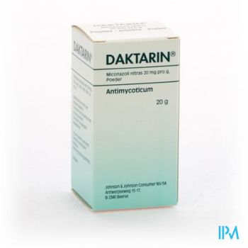 Daktarin Pulv Derm 1 X 20g 2%