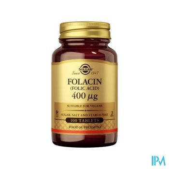Solgar Folacin (Foliumzuur) Comp