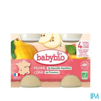 Babybio Potjes Appel-peer 2x130g