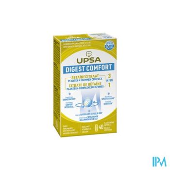 Upsa Digest Comfort Opgeblazen Gevoel Caps 40