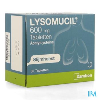 LYSOMUCIL 30 TABL 600 MG