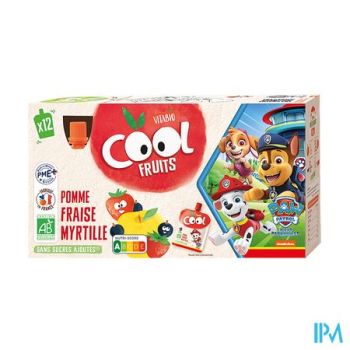 Vitabio Cool Fruits Appel&aardbei&bosbes 12x90g