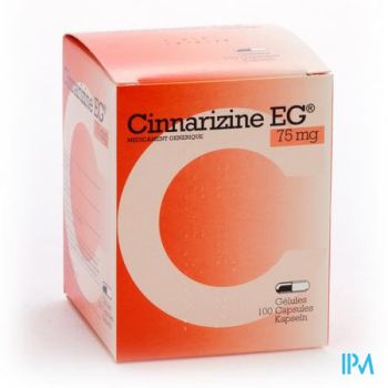 Cinnarizine Eg Caps 100 X 75mg