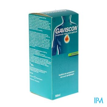 Gaviscon Menthe Munt Susp Buv 300ml