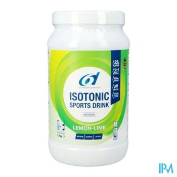 6d Sixd Isotonic Sports Drink Lemon Lime 1,4kg