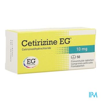 Cetirizine Eg Comp 50 X 10mg