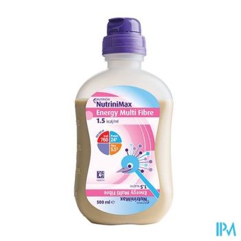 Nutrinimax Energy Multi Fibre Fles 0,5l Sondevoeding