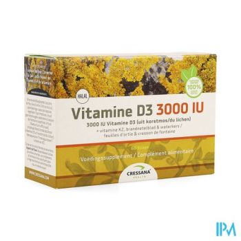 Vitamine D3 + K2 Plantaardig Caps