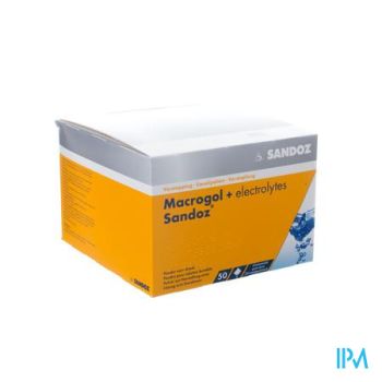 Macrogol + Electr Sandoz Pdr Ciroensmaak 50x13,7g