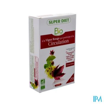 Superdiet Complexe Circulatie Bio Amp 20x15ml