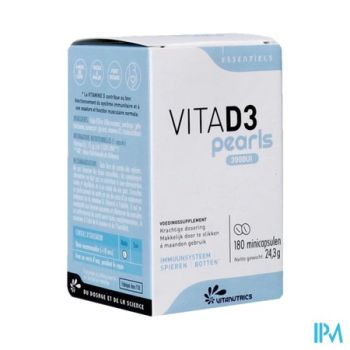 Vitad3 3000ui Pearls Vitanutrics Caps 180