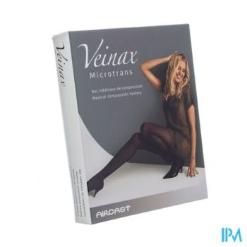 Veinax Kniekous Microfibre Lang Zwart Maat