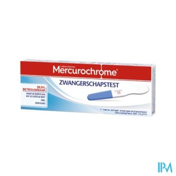 Mercurochrome Zwangerschapstest 1