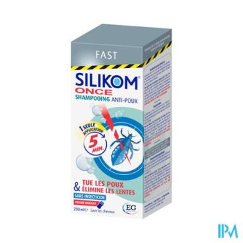 Silikom Once Shampoo tegen luizen & neten 200ml