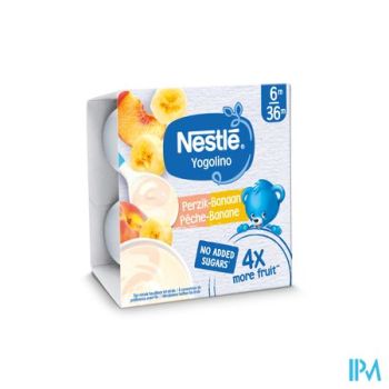 Nestle Yogolino Banaan Perzik 4x90g