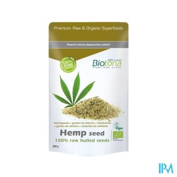 Biotona Hemp Raw Hulled Seed 300g
