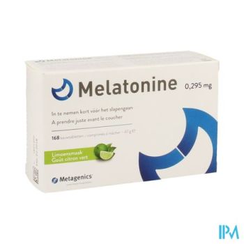 Melatonine 0,295mg Kauwtabl 168 Metagenics