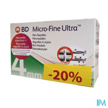 Bd Microfine Ultra Pennaalden 4mm 32g Promo