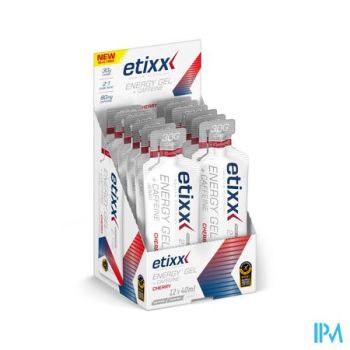 Etixx Energy Gel Caffeine Cherry 12x40ml
