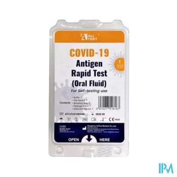 Alltest Covid-19 A/gen Test Rap.oral Fl. 1 O life