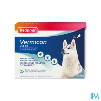 Beaphar Vermicon Line-on Middelgrote Hond 3x3ml