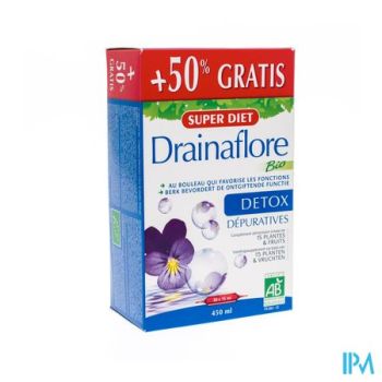 Superdiet Drainaflore Bio +50% Amp 30x15ml