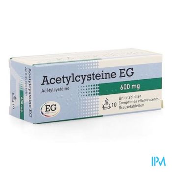 Acetylcysteine Eg 600mg Bruistabl 10x600mg