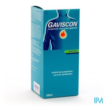 Gaviscon Menthe Munt Susp Buv 500ml