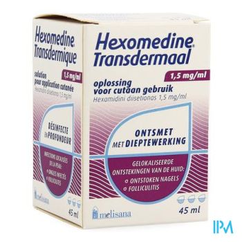 Hexomedine Sol 45ml Transcut