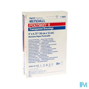 Polyskin Ii Dressing Tr. Ster 10,0x12,0cm 50 6641