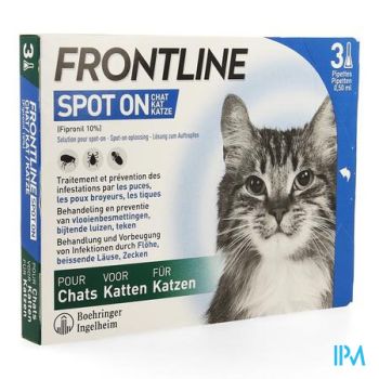 Frontline Spot On Kat Pipet 3x0,50ml
