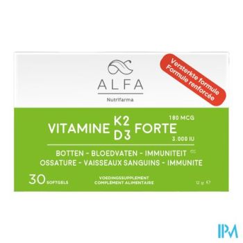 Alfa Vitamine K2 D3 Forte Softcaps Nf