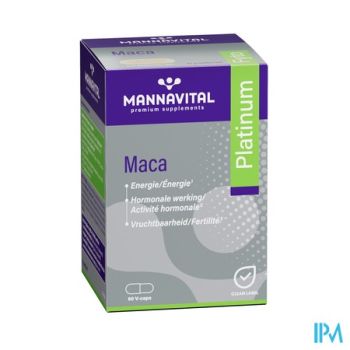 Mannavital Maca Platinum V-caps 60