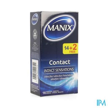 Manix Contact Condoms 14+2