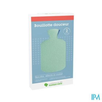 Marque V Warmwaterkruik Hoes Groen 2l