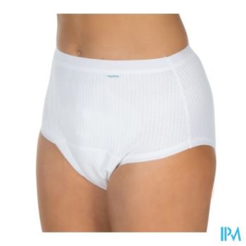 Suprima Slip Tricot Co/Pu Dame Wit