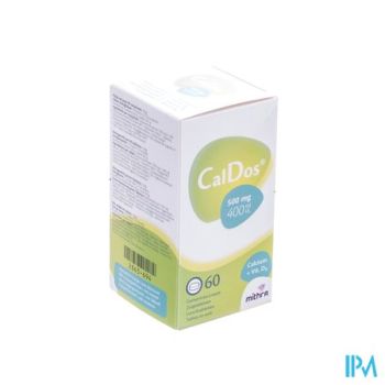 Caldos Mithra 500mg/10mcg Zuigtabl-kauwtabl 60