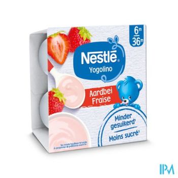 Nestle Baby Yogo Aardbei 4x100g