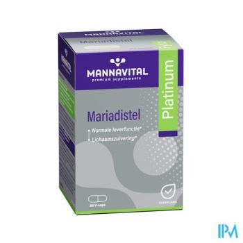 Mannavital Mariadistel Platinum V-caps 60