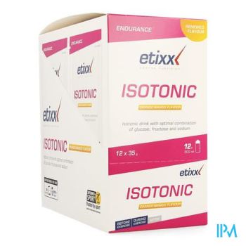 Etixx Isotonic Orange-mango 12x35g