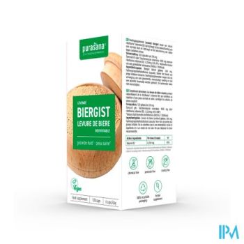 Purasana Vegan Levende Biergist Caps 120