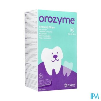 Orozyme Canine M Kauwstrip Enzym.hond 10-30kg 141g