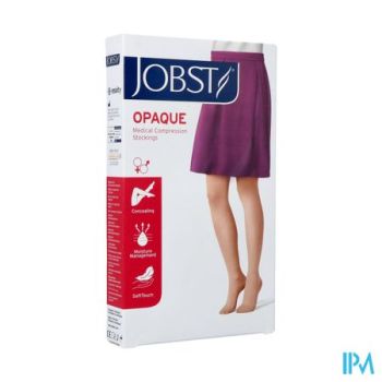 Jobst Opaque Ad Pet Open Sft Black Iv Pair